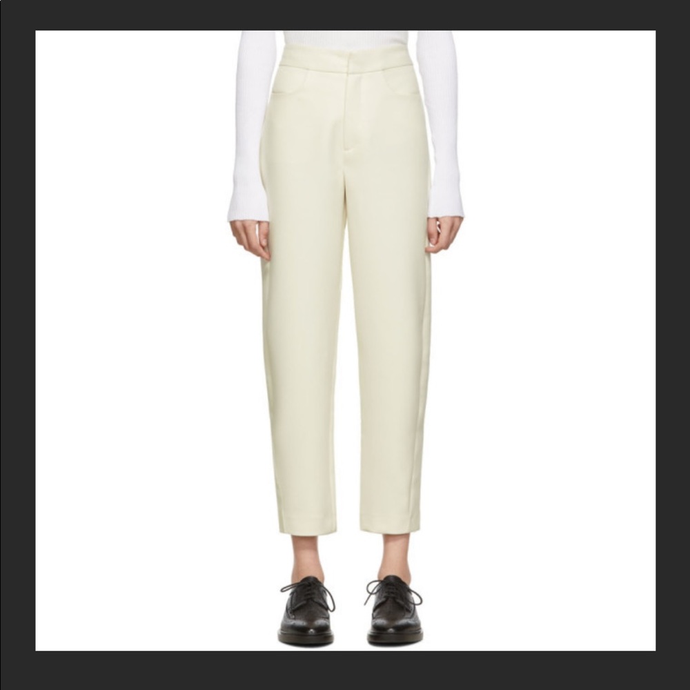 Toteme Novara White Pants / size XXS